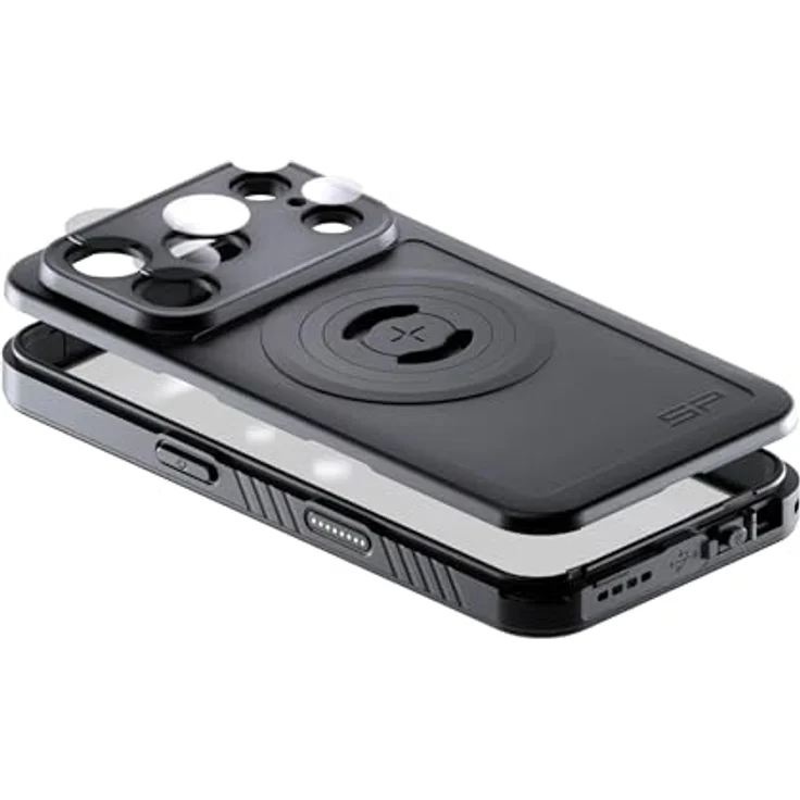 SP CONNECT Phone Case Xtreme für iPhone 17 Pro, MIL-STD 810 zertifiziert, robust und wasserdicht, magnetische Befestigung, kabelloses Aufladen, kompatibel mit MagSafe – Bild 2