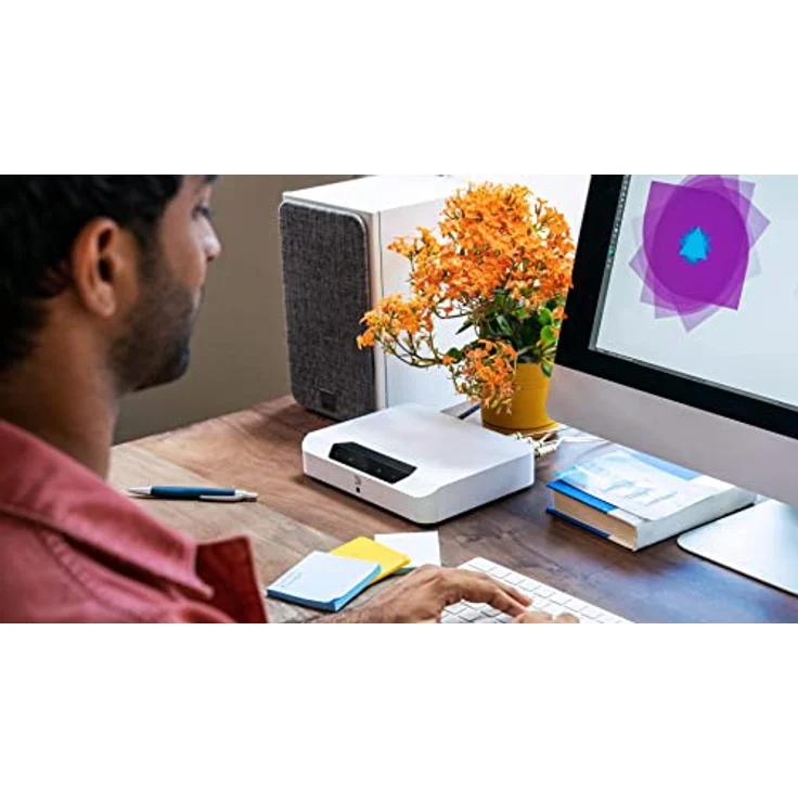 Bluesound Powernode Edge Kompakter Kabelloser Hochauflösender Multiroom Musik-Streamer - Weiß – Bild 5