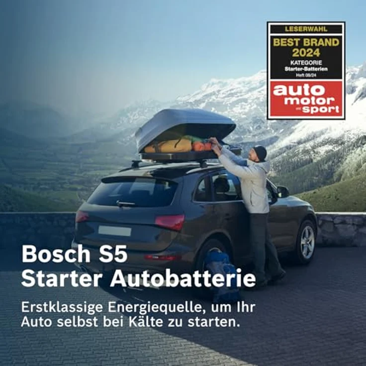 Bosch S5 008, Autobatterie 12V 77Ah 780A, wartungsfrei mit PowerFrame®-Technologie – Bild 4