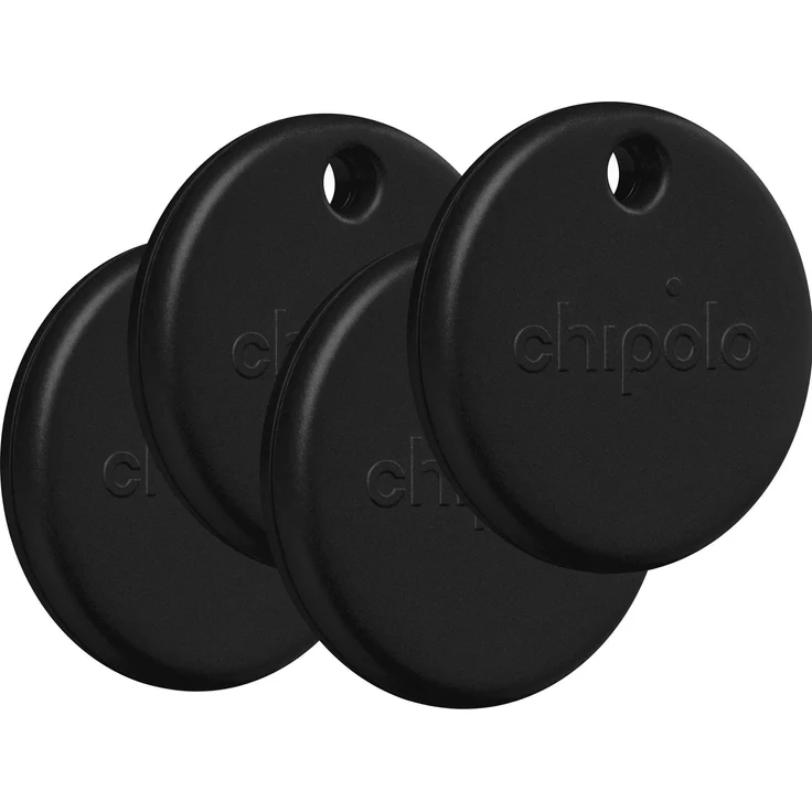 Chipolo Pop, Tracker für Android und iOS mit lautem Signalton, Schwarz