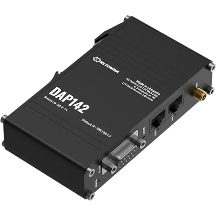 Teltonika DAP142, Industrial Wireless Access Point, 2,4 GHz, 300 Mbit/s, schwarz – Bild 3