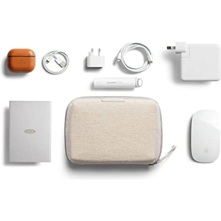 Bellroy Tech Kit Compact, Slim Pouch für Technik-Zubehör mit elastischen Schlaufen, Saltbush – Bild 5