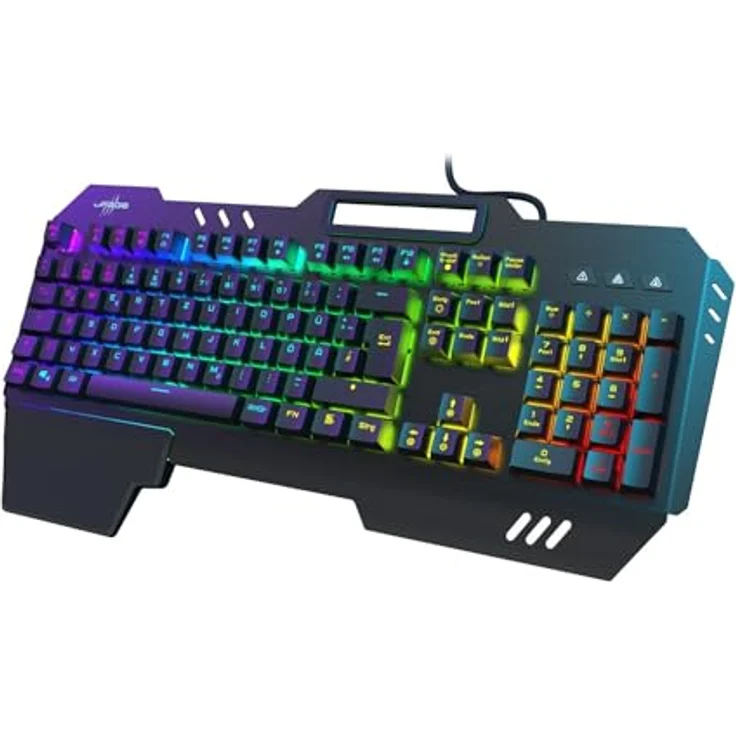 uRage Gaming-Keyboard Exodus 800 Mechanical, mechanische Tastatur, Outemu Blue Switches, 50 Mio. Anschläge, Full Anti-Ghosting mit N-Tasten-Rollover, in Schwarz – Bild 3