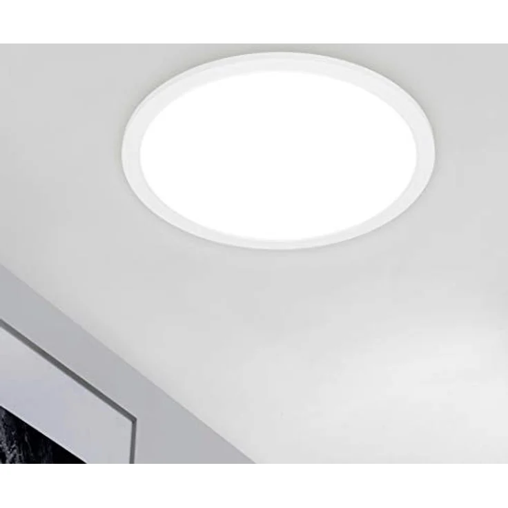 BRILONER Briloner Leuchten - LED Panel, Deckenleuchte dimmbar, inkl. Fernbedienung, Farbtemperatursteuerung, Nachtlicht, 24 Watt, 2.200 Lumen, Weiß, Ø40cm, 7168-016 – Bild 5