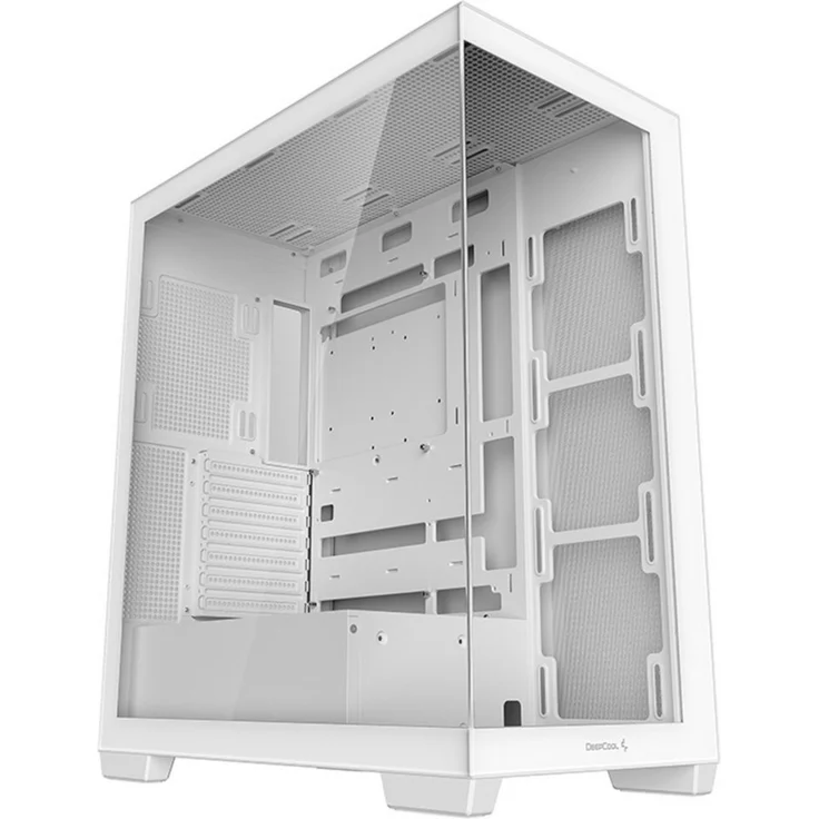"DeepCool CG580 Tower-Gehäuse, PC-Gehäuse mit 360 mm Radiator-Kompatibilität und Tempered Glass, schwarz"