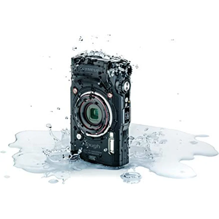 Olympus Tough TG-6 wasserdichte Kamera, Basis, schwarz – Bild 4