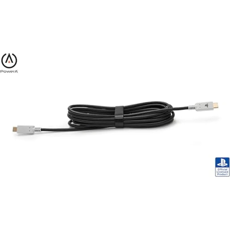 PowerA PSAC0372-01, USB C auf USB C Kabel, 3,04 m, schwarz – Bild 1