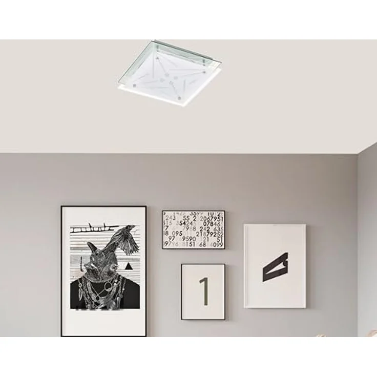 Trango 3104 Feuchtraum IP44 LED Deckenstrahler für Bad 3-Stufen dimmbar in Eckig *STAR* inkl. 12 Watt warmweiß LED Modul - Chrom & Weiß - Preisvergleich – Bild 4