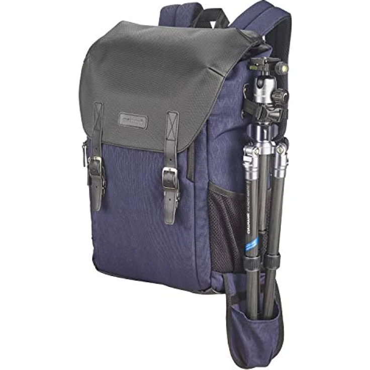 Cullmann Bristol Daypack 600+, dunkelblau, Kamerarucksack mit Notebook-Fach, Vintage – Bild 4