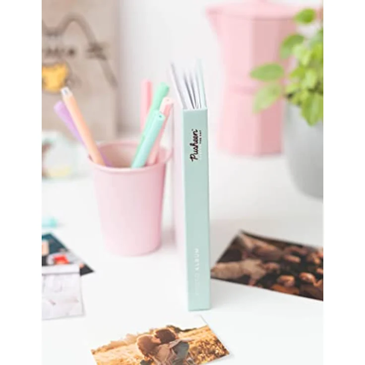 Pusheen Fotoalbum mit Hardcover-Einband, für 22 Fotos 16x16 cm, selbstklebende Seiten, offiziell lizenziert – Bild 6