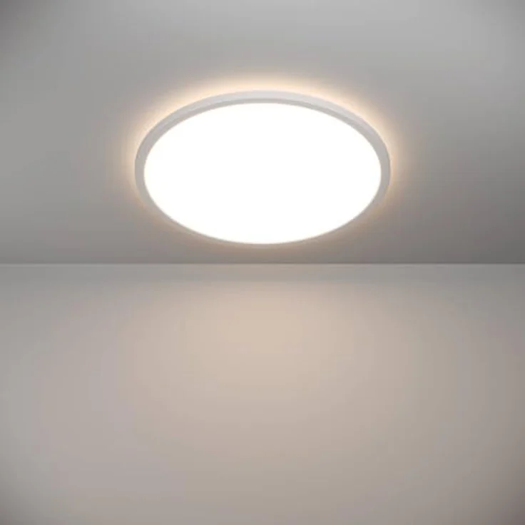 Eglo Connect-Z Rovito-Z, Smarte LED-Deckenleuchte mit RGB-Backlight, Ø 50 cm, Weiß – Bild 10