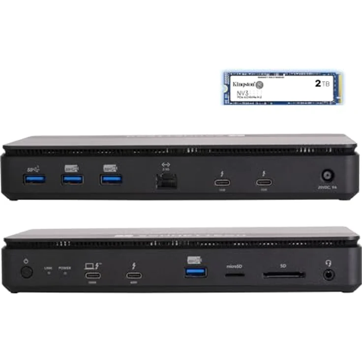 SoNNeT Echo 13 Thunderbolt 5 SSD Dock, 2TB - Hochleistungs-Dockingstation für Laptops mit präziser Verarbeitung – Bild 1