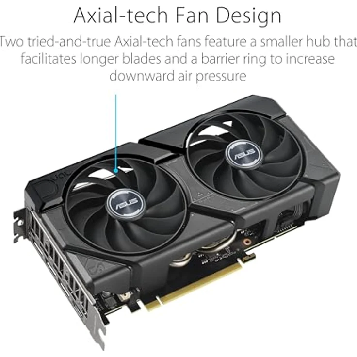 Asus Grafikkarte (0 GB) GeForce RTX 4060 Ti, 8GB GDDR6, Schwarz – Bild 3