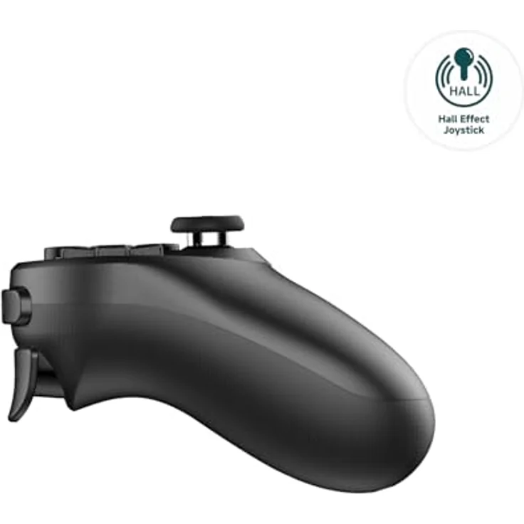 8bitdo Pro 2, kabelgebundener Gaming Controller für Windows und Xbox Series X mit Hall-Effekt-Joysticks, Schwarz – Bild 2