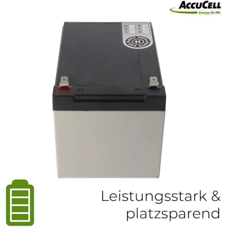 SSB SBL12-12L, 12V 12Ah Bleiakku AGM Blei Gel Akku, Longlife Design, 151 x 98 x 95 mm – Bild 4