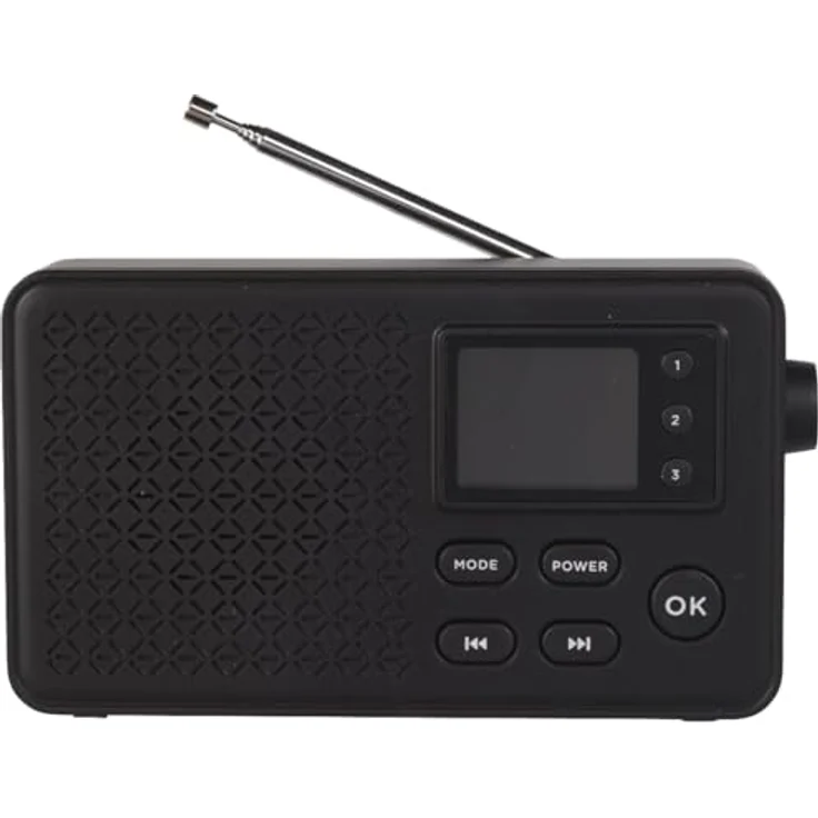 Denver DAB+/FM Radio DAB-57, Schwarz mit Bluetooth und Farbdisplay – Bild 1