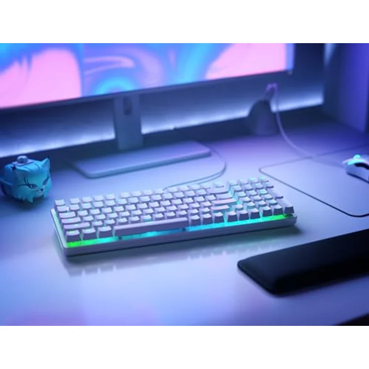 Glorious PC Gaming Race GMMK 2 Full-Size ISO DE Weiße mechanische Tastatur mit Fox Schaltern. Tastatur für Modding-Enthusiasten. 18 Presets RGB-Beleuchtung, Full NKRO und Anti-Ghosting – Bild 4