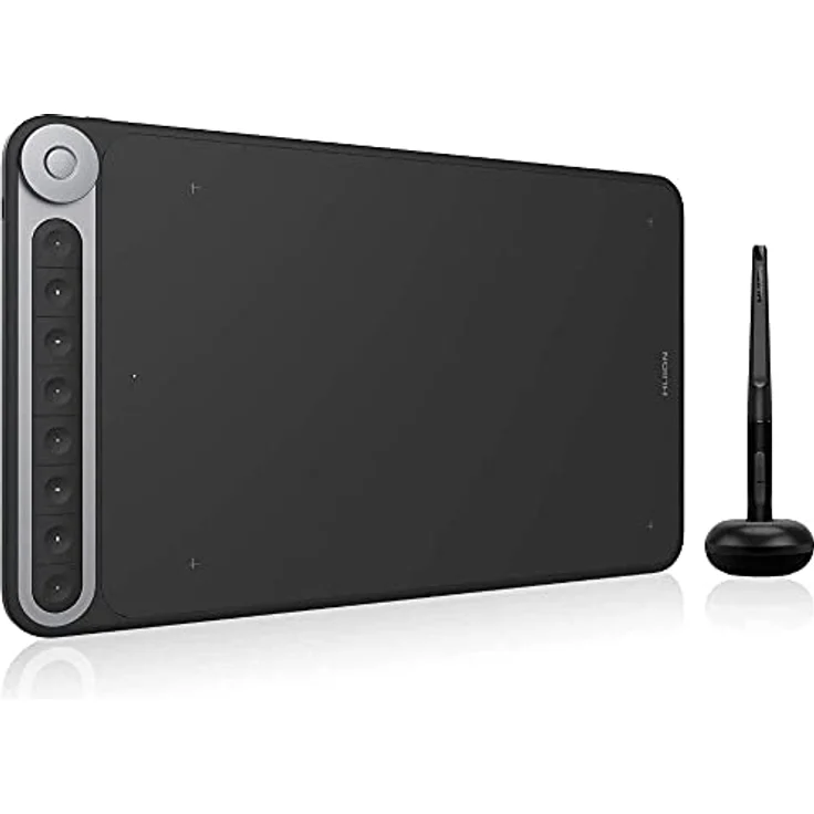 HUION Q620M Grafiktablett - Verkabelt & Kabellos - 5080 lpi - 266,7 x 166,7 mm - USB - 1 cm - Schwarz – Bild 1