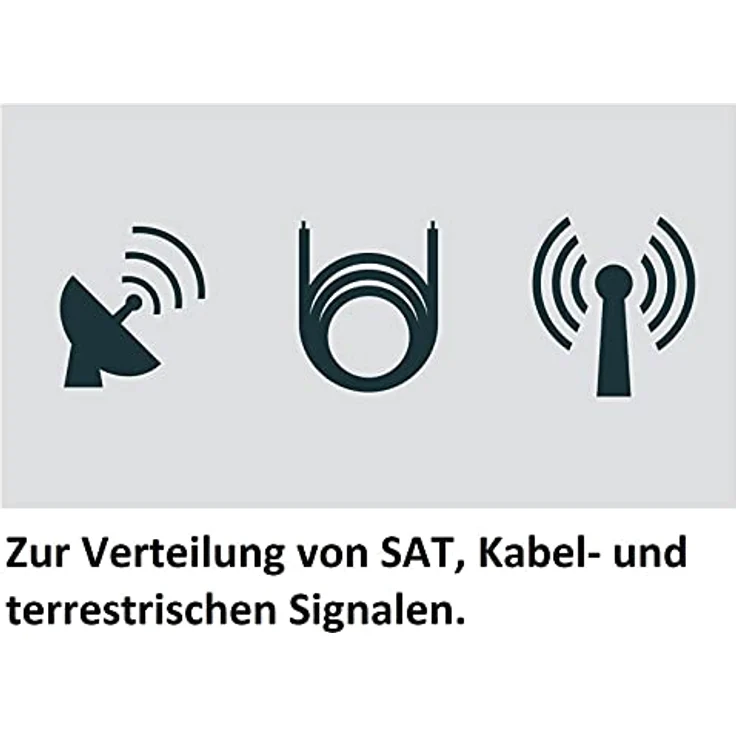 TechniSat 4-Wege-Verteiler Silber – Bild 3