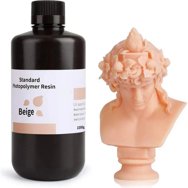 ELEGOO Standard Resin, Hohe Präzision, schnelle Aushärtung & geruchsarme Formel, Schwarz