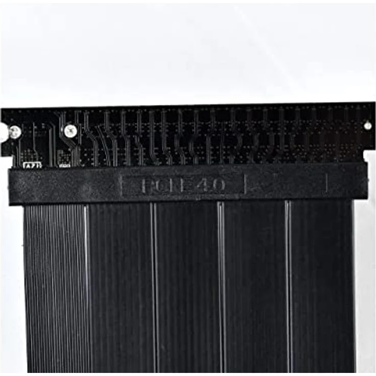 LIAN LI PW-PCI-420 Premium PCI-E 16X 4.0 Verlängerungskabel, Länge 200 mm, Schwarz – Bild 3