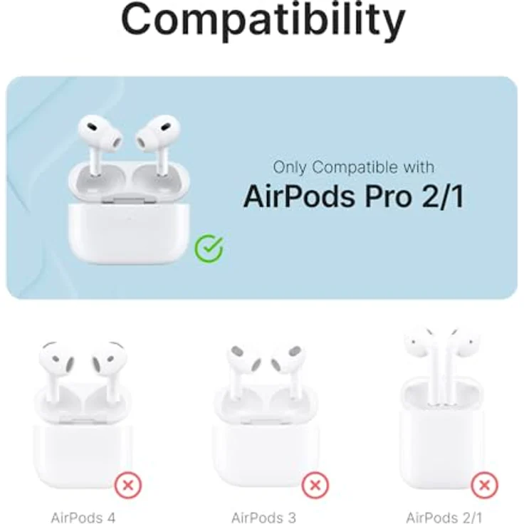 Catalyst Wasserdichtes Special Edition Case für AirPods Pro (1. und 2. Generation) – IP67 Schutz, einteiliges Design, hoher Fallschutz, mit Karabiner, Soft-Touch – Rot – Bild 2