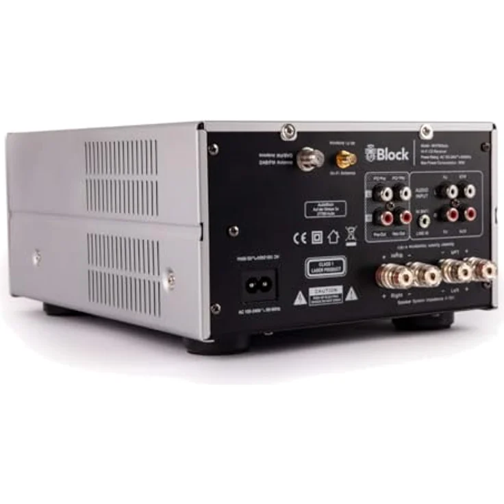 Block MHF-900 Solo CD-Internet-Receiver Mikroanlage (Farbe: diamantsilber) – Bild 2