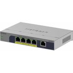 Netgear 5-Port 1GB Unmanaged PoE Switch, 5 Ports, lüfterloses Design, robustes Metallgehäuse, maximale Switching-Kapazität 10 Gbit/s