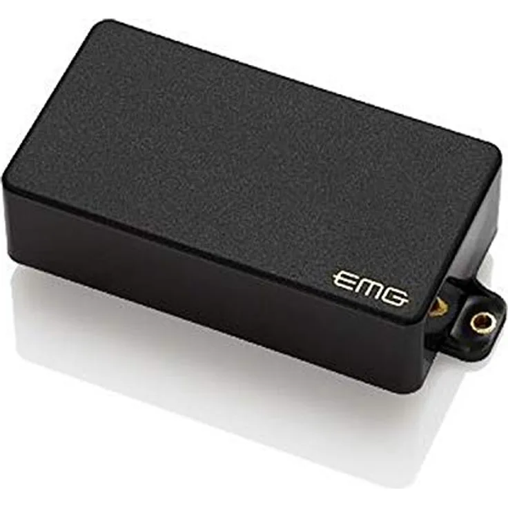 EMG EMG 58 Black, aktiver Humbucker Tonabnehmer für E-Gitarre mit hoher Ausgangsleistung, schwarz