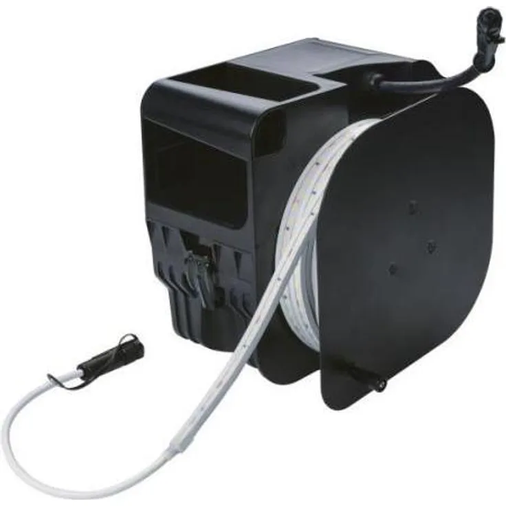 Rutec Stripe Kabeltrommel E-Worklight, 10m, 6520lm, 3000K, IP65, für 18V Akku