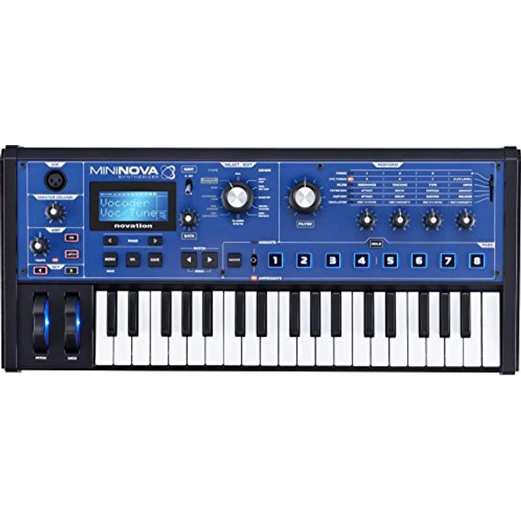 novation MiniNova, MIDI Controller, Blau – Bild 3