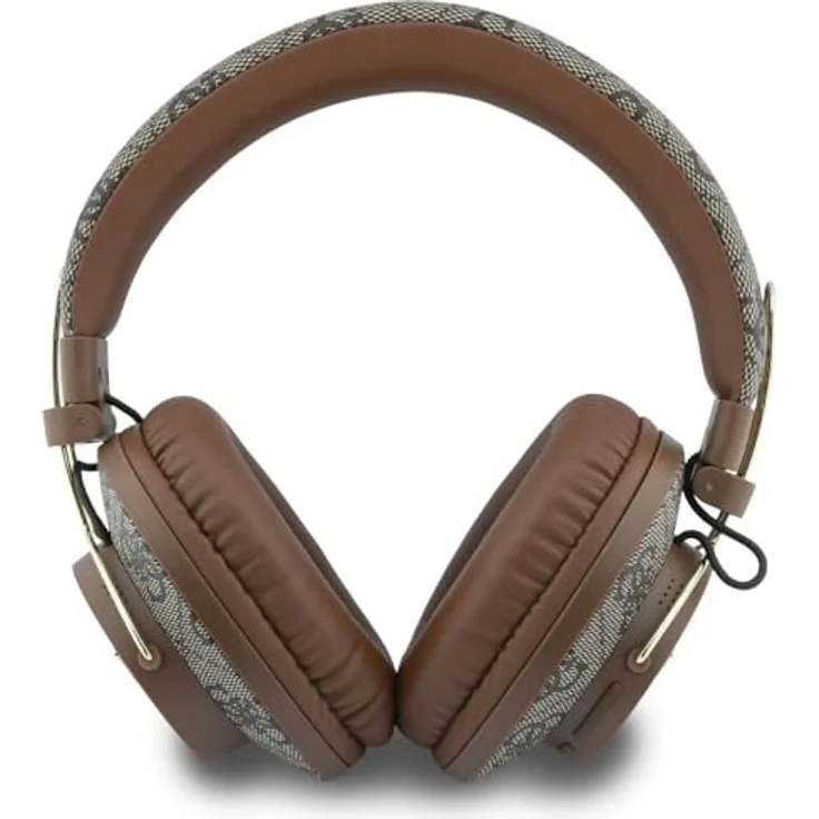 CG MOBILE Guess Dreieck-Logo Bluetooth ENC Over-Ear-Kopfhörer, braun, mit 45 Stunden Akkulaufzeit und IPX4 Schutzart – Bild 3