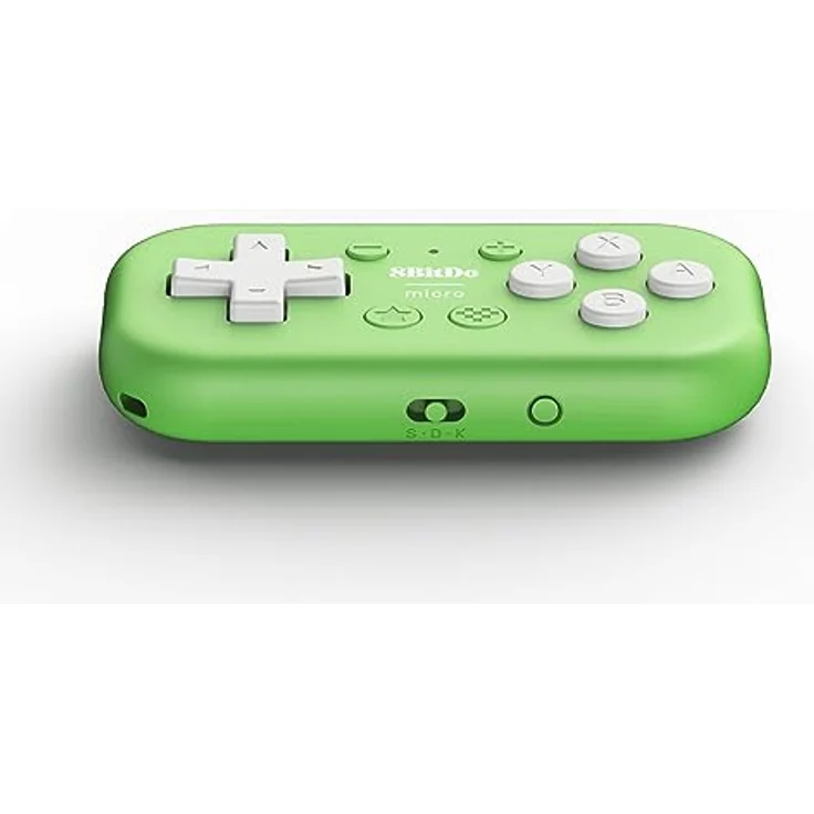 8Bitdo Micro Bluetooth Gamepad Pocket-sized Mini Controller for Switch, Android, and Raspberry Pi, Support Keyboard Mode (Green) – Bild 3