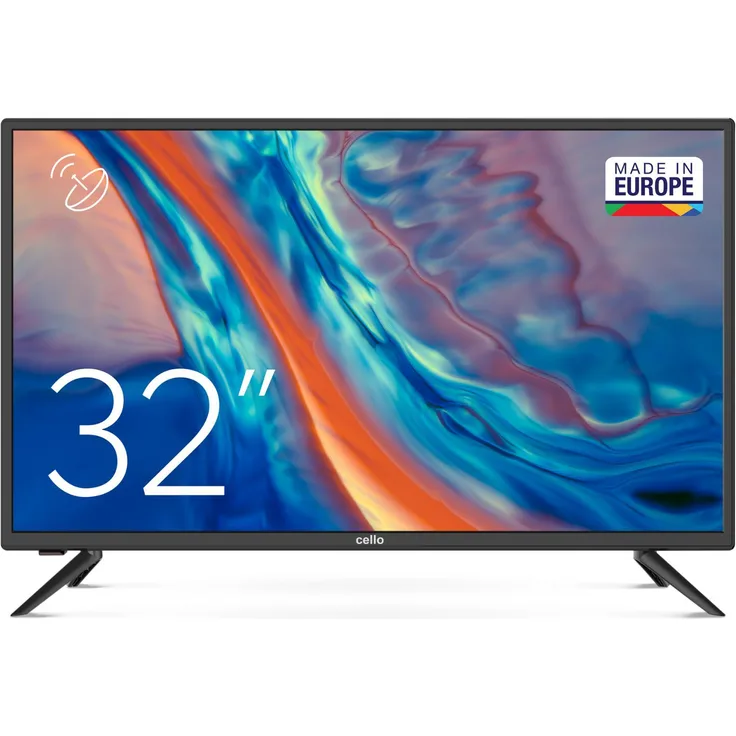 Cello C3220DVB, 32 Zoll HD Ready LED Fernseher mit Triple-Tuner, Schwarz