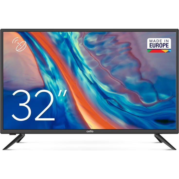 Cello C3220DVB, 32 Zoll HD Ready LED Fernseher mit Triple-Tuner, Schwarz