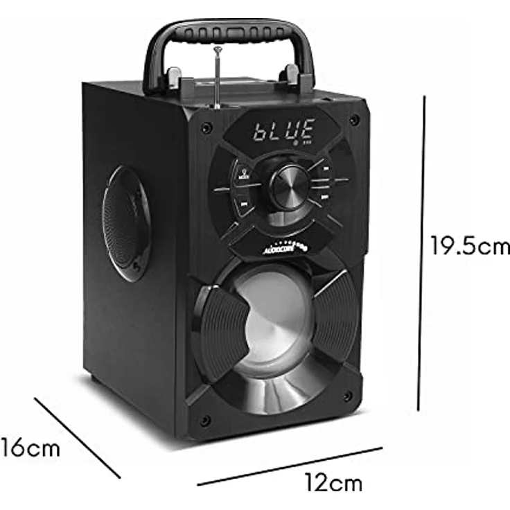 Audiocore speaker Portable bluetooth speaker Audiocore AC730 FM radio SD-MMC card input AUX USB remote control – Bild 14