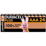Duracell - AAA Plus Alkaline Batterien 1,5V LR03 MN2400 24 Stück
