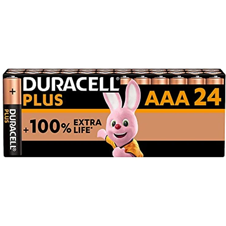 Duracell - AAA Plus Alkaline Batterien 1,5V LR03 MN2400 24 Stück – Bild 1