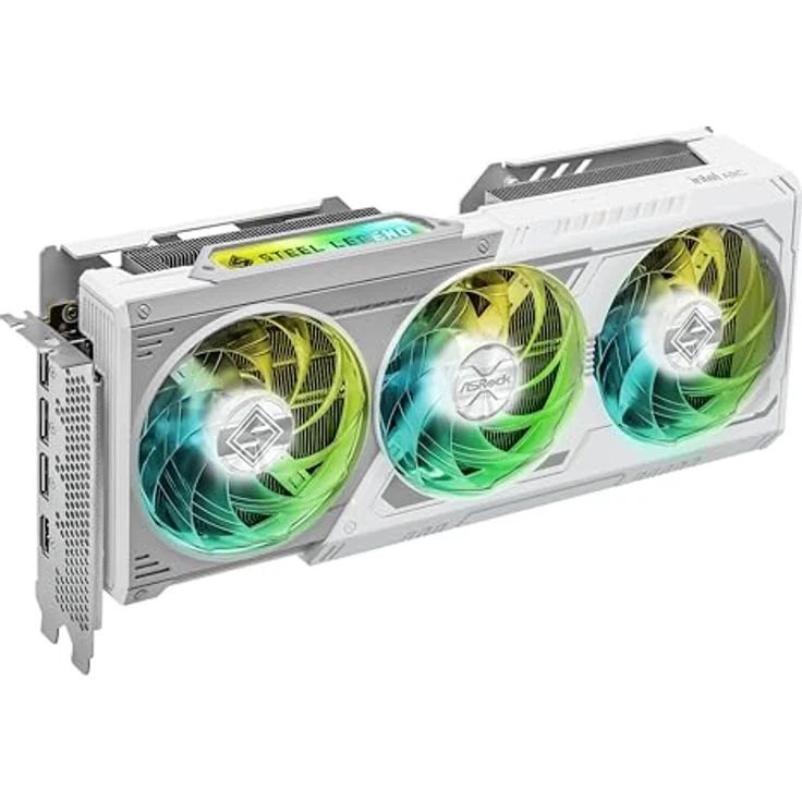 ASRock Intel Arc B580 90-GA5CZZ-00UANF Grafikkarte mit 12 GB GDDR6-RAM, Triple-Slot Design, DirectX 12, schwarz – Bild 3