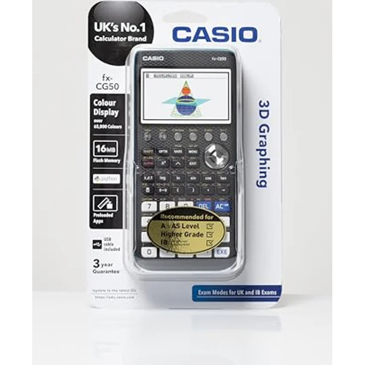 Casio FX-CG50-S-UH Grafiktaschenrechner Taschenrechner – Bild 8