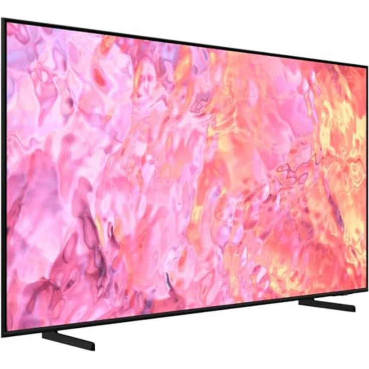 Samsung QLED 4K Q60C 85 Zoll Fernseher, Quantum-Dot-Technologie, Quantum HDR, AirSlim Design, Smart TV [2023] (85Q60C) in Schwarz – Bild 2