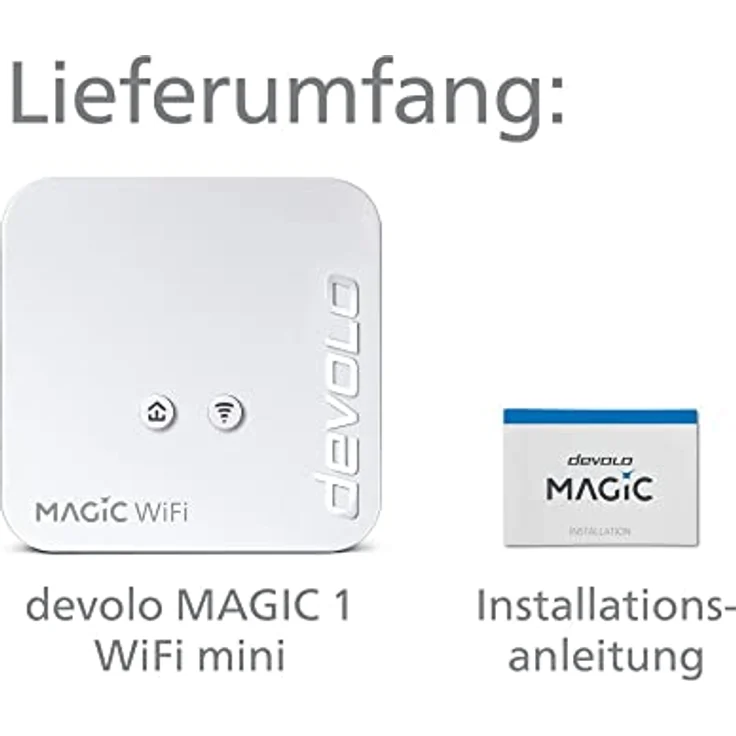 devolo Magic 1 WiFi mini: Ideal für Home Office und Streaming, Erweiterungs Adapter für zuverlässiges WLAN einfach via Stromleitung durch Wände und Decken, Mesh, G.hn-Technologie – Bild 9