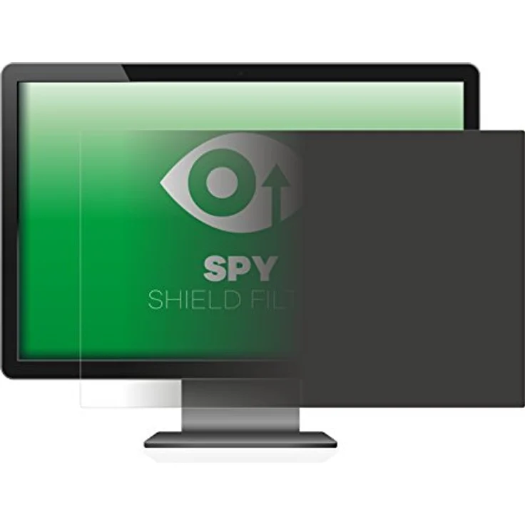 upscreen Blickschutzfilter für Displays 27" (68.6 cm) [598x336 mm, 16:9], antibakterielle Oberfläche, bluelight-filter, matt/glänzend – Bild 2