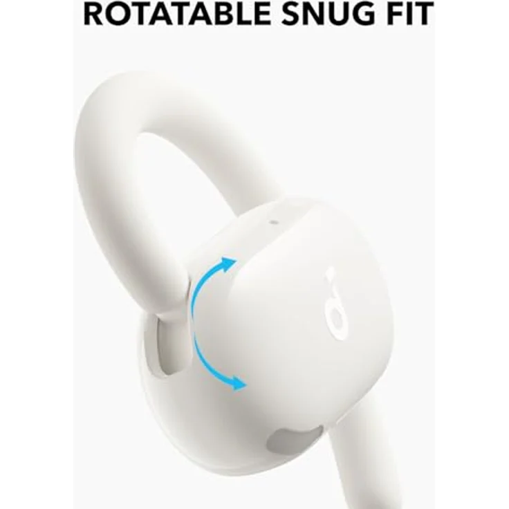 soundcore V20ikabellose In-Ear-Kopfhörer mit offener Bauweise, Bluetooth 5.4, IP55 spritzwassergeschützt, Weiß – Bild 3