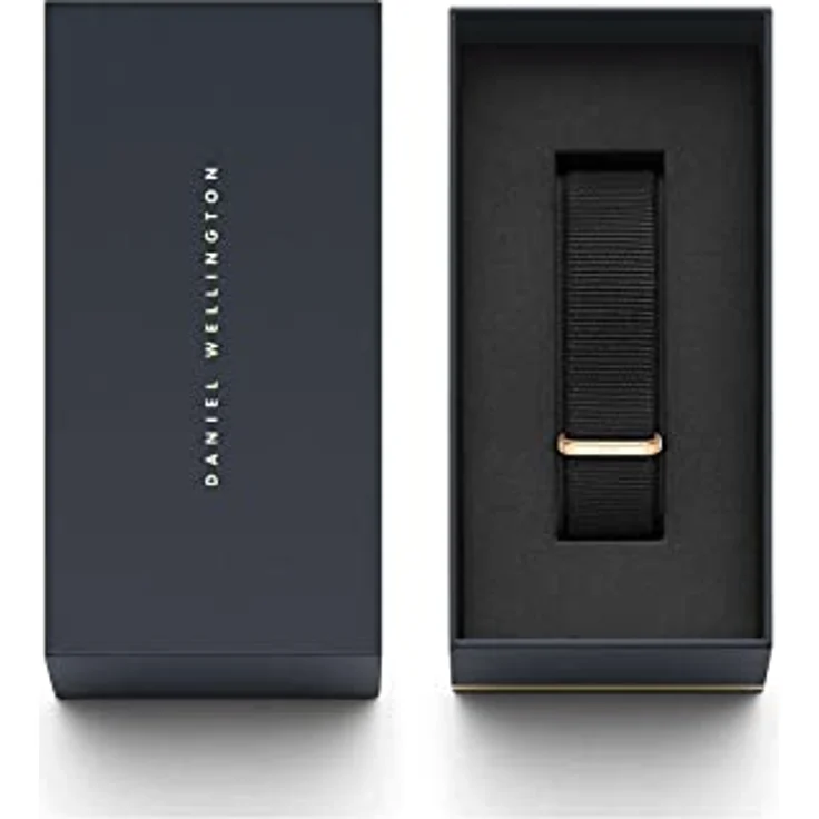 Daniel Wellington Damen-Uhrenarmband Textilband, IP-Rose, 20mm Breite – Bild 3