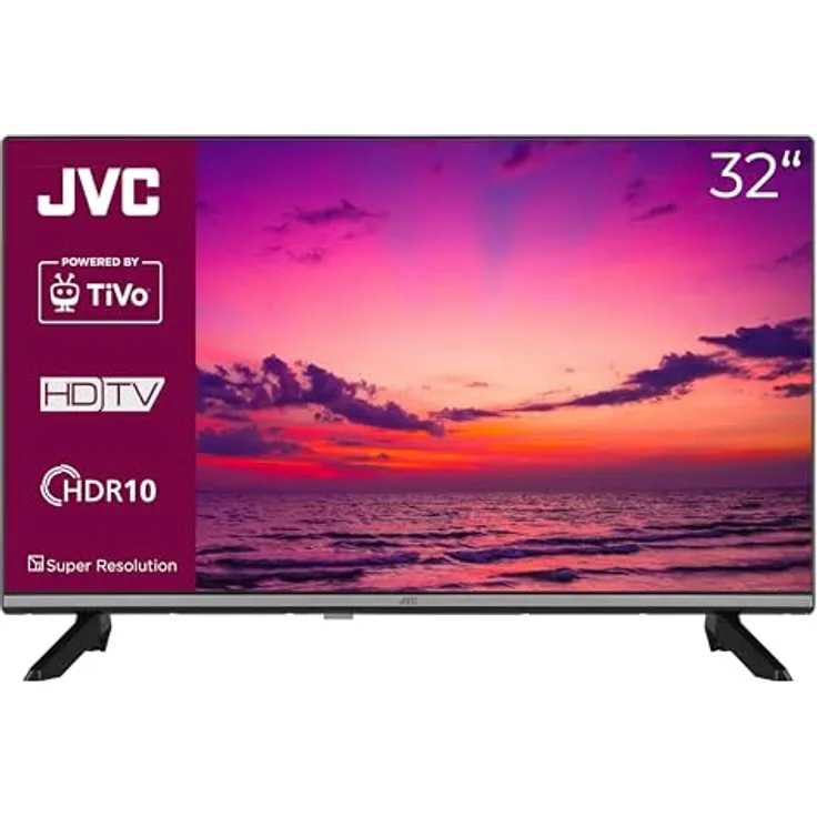 JVC LT-32VH7555, 32 Zoll Smart TV Powered by TiVo, HD-Ready, HDR, Triple-Tuner, LED Fernseher