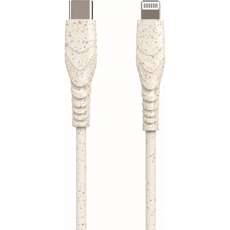 BIOnd BIOnd20-TIP USB-C to Lightning 3A Kabel, 2 m, weiß, umweltfreundlich und biologisch abbaubar