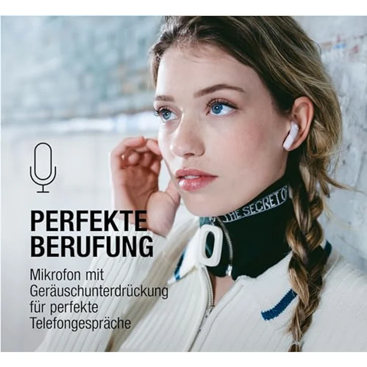 Fresh'N Rebel Twins Blaze ENC (32 h), Kopfhörer, Blau mit Dual-ENC-Mikrofonen und Multipoint-Bluetooth Verbindung – Bild 3