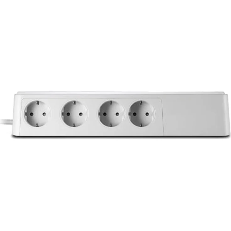 APC Surge Protector - PM8-GR - Steckdosenleiste mit Überspannungsschutz (8-fach Stecker Schuko, schaltbar, für PC, TV u.a., Farbe: weiß) – Bild 6