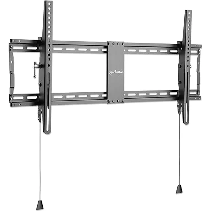 Manhattan Flache, neigbare TV-Wandhalterung für große 109-254 cm (43-100 Zoll) Fernseher bis zu 69,9 kg, ultraflaches Design, federgesichert, Zugschnur, max. 800 x 400 VESA - 462020